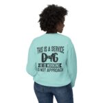 Male Service Dog Awareness Crewneck Sweatshirt | Unisex Lightweight - Image 52