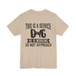 Service Dog Awareness Tee, Unisex Jersey Short Sleeve Tee - Image 38