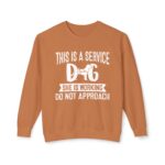 Female Service Dog Awareness Crewneck Sweatshirt - Image 17