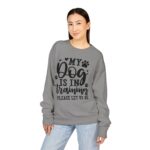 Dog in Training Sweatshirt, Unisex ComfortWash Crewneck Sweatshirt - Image 7