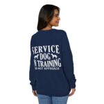 Service Dog Training Crewneck Sweatshirt, Unisex Raglan Pullover - Image 20