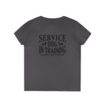 Service Dog Training V-Neck T-Shirt - Image 11