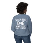 Female Service Dog Awareness Crewneck Sweatshirt - Image 44