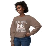 Female Service Dog Awareness Crewneck Sweatshirt - Image 23