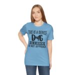 Service Dog Awareness Tee | Unisex Jersey Short Sleeve T-Shirt - Image 41