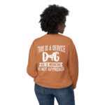 Female Service Dog Awareness Crewneck Sweatshirt - Image 20