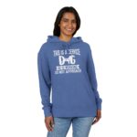 Male Service Dog Awareness French Terry Hoodie, Unisex Pullover - Image 13