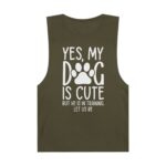 Yes, My Dog Is Cute-But He is in Training-Unisex Tank Top - Image 17