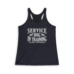 Service Dog Training Tank, Cute Racerback Tank