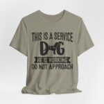 Service Dog Awareness Tee, Unisex Jersey Short Sleeve Tee