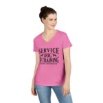 Service Dog Training V-Neck T-Shirt - Image 14
