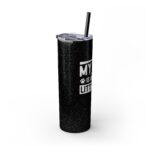 Evil Dog Skinny Tumbler – Stylish Gift for Dog Lovers - Image 6