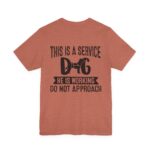 Service Dog Awareness Tee, Unisex Jersey Short Sleeve Tee - Image 20