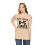 Service Dog Awareness Tee | Unisex Jersey Short Sleeve T-Shirt - Image 5