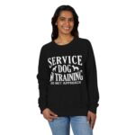 Service Dog Training Crewneck Sweatshirt, Unisex Raglan Pullover - Image 11
