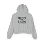 Service Dog Training Women's Cinched Hoodie - Image 17