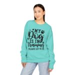 Dog in Training Sweatshirt, Unisex ComfortWash Crewneck Sweatshirt - Image 17