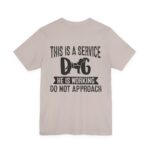Service Dog Awareness Tee, Unisex Jersey Short Sleeve Tee - Image 44