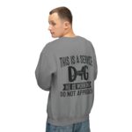 Male Service Dog Awareness Crewneck Sweatshirt | Unisex Lightweight - Image 48