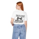 Service Dog Awareness Tee, Unisex Jersey Short Sleeve Tee - Image 12
