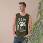 Yes, My Dog Is Cute-But He is in Training-Unisex Tank Top - Image 19