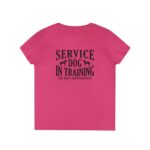 Service Dog Training V-Neck T-Shirt - Image 15