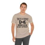 Service Dog Awareness Tee, Unisex Jersey Short Sleeve Tee - Image 41