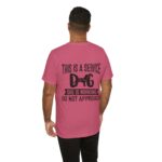 Service Dog Awareness Tee | Unisex Jersey Short Sleeve T-Shirt - Image 60