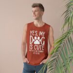 Yes, My Dog Is Cute-But He is in Training-Unisex Tank Top - Image 7