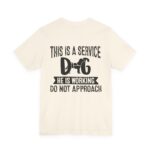 Service Dog Awareness Tee, Unisex Jersey Short Sleeve Tee - Image 26