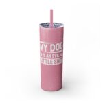 Evil Dog Skinny Tumbler – Stylish Gift for Dog Lovers - Image 25