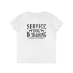 Service Dog Training V-Neck T-Shirt - Image 3