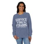 Service Dog Training Crewneck Sweatshirt, Unisex Raglan Pullover
