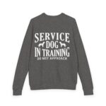 Service Dog Training Crewneck Sweatshirt, Unisex Raglan Pullover - Image 6