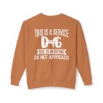 Female Service Dog Awareness Crewneck Sweatshirt - Image 18
